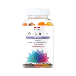 Gnc Multivitamin Prenatal Formula Gummy, Jeleuri Delicioase Cu Aroma Naturala De Limonada Cu Zmeura, 90 Jeleuri - Img 1