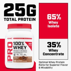 Gnc Pro Performance 100% Whey, Proteina Din Zer Cu Aroma De Banane, Testata Antidoping, 784g - Img 4