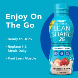 Gnc Total Lean Lean Shake 25 Cu Aroma De Capsuni Si Frisca, 414 Ml - Img 6