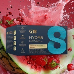 Gr8 Lifestyle Hydr8 Hydration And Muscle Health With Strawberry Watermelon Flavor, Hidratare Avansata Si Suport Muscular, Cu Aroma De Capsuni Si Pepene, 350 G - Img 4