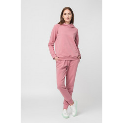 Hanorac coton raglan femei pink-m - Img 5