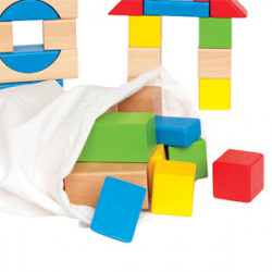Hape set piese de construit multicolor - Img 4