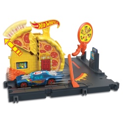 HOT WHEELS CITY EXPLORER SPEEDY PIZZA PICK UP - Img 4
