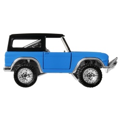 HOT WHEELS MASINUTA METALICA CU SISTEM PULL BACK FORD BRONCO 1966 FACTORY FRESH SCARA 1 LA 43 - Img 3