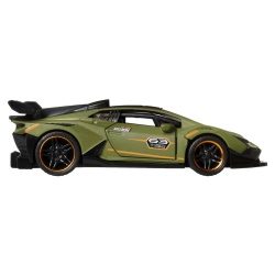HOT WHEELS MASINUTA METALICA CU SISTEM PULL BACK LAMBORGHINI HURACAN SUPER TROFEO EVO2 STREET POWER SCARA 1 LA 43 - Img 3
