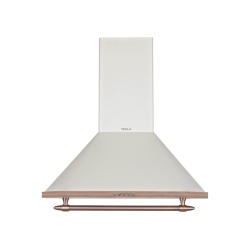 Hota decorativa retro Tesla DC600AIP, 60cm, Crem1 motor 190W, 630m3/h, 3 trepte, LED 2x2W