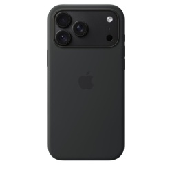 iPHONE CASE 18 PRO MAX SILICONE BK