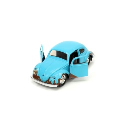 JADA DISNEY STITCH SET FIGURINA STITCH SI MASINUTA METALICA VOLKSWAGEN BEETLE SCARA 1 LA 32 - Img 6
