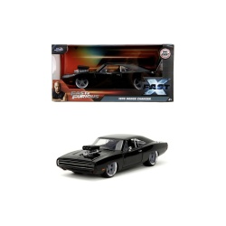 JADA FAST AND FURIOUS MASINUTA METALICA DODGE CHARGER 1970 NEGRU SCARA 1 LA 24 - Img 3