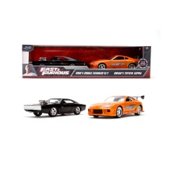 JADA FAST AND FURIOUS SET 2 MASINUTE METALICE DOMS DODGE CHARGER RT SI BRIANS TOYOTA SUPRA SCARA 1 LA 32
