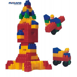 Joc de constructii Caramizi Miniland 300 buc - Img 4
