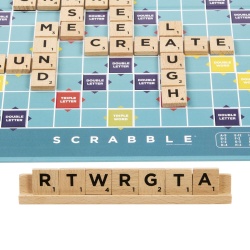 JOC SCRABBLE 2 IN 1 DIN LEMN IN LIMBA ENGLEZA - Img 11