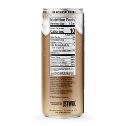 Jst Wrk Energy Drink, Bautura Energizanta Carbogazoasa Cu Aroma De Cream Soda, 355 Ml - Img 2