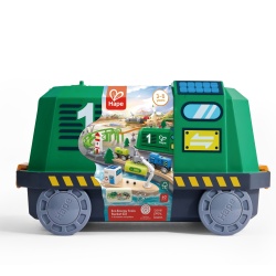 Jucarie din lemn - Tren in cutie tip locomotiva - Img 5