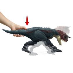 JURASSIC WORLD SURVIVAL CHARGE AND CHOMP DINOZAUR INTERACTIV CARNOTAURUS - Img 8