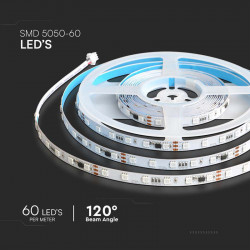 KIT BANDA LED SMD5050 5M 24V RGB IP20 - Img 4