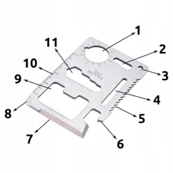 Kit complet de supravieturire 18-in-1 piese pentru camping, calatorii, offroad, ATV, SSV - Img 3