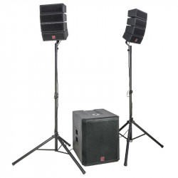 Kit subwoofer 18"/46cm 500w + 2 sateliti 4"/10cm 200w rms bst - Img 1