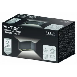 Lampa led 24w 4000k alb neutru ip65 - negru - Img 2