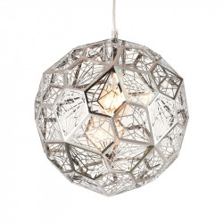 Lampa suspendata e27 crom platinet - Img 2