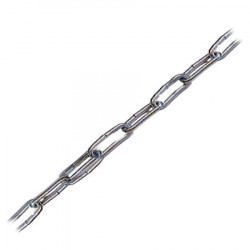 Lant zincat cu za lunga 8mm, 10m/rola