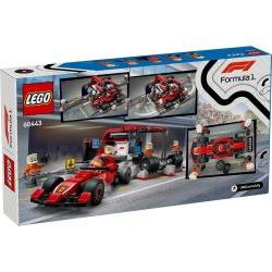 LEGO CITY BOXA SI MECANICI F1 CU MASINA FERRARI 60443 - Img 8