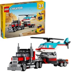 LEGO CREATOR 3IN1 CAMIONETA PLATFORMA CU ELICOPTER 31146 - Img 6