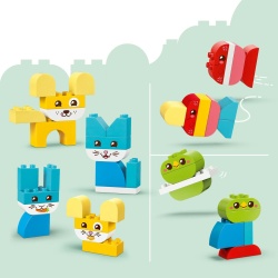 LEGO DUPLO ANIMALUTE DE COMPANIE CREATIVE 3 IN 1 10477 - Img 2