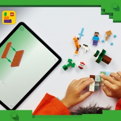 LEGO MINECRAFT AVENTURA DIN TAIGA A LUI STEVE 21583 - Img 5