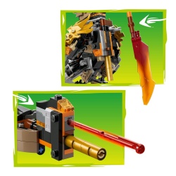 LEGO NINJAGO ROBOTUL DE MISIUNE AL LUI COLE SI DRAGONUL ZANE 71854 - Img 5