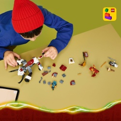 LEGO NINJAGO ZILVAR SI MONSTRUL DRAGON GRIMTAK 71863 - Img 5