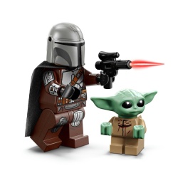 LEGO STAR WARS MOTOCICLETA RAPIDA A LUI MANDALORIAN SI GROGU 75436 - Img 6