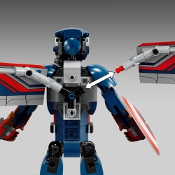 LEGO SUPER HEROES FIGURINA DE CONSTRUCTIE CAPITANUL AMERICA 76296 - Img 1