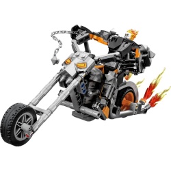 LEGO SUPER HEROES ROBOT SI MOTOCICLETA CALARETUL FANTOMA 76245 - Img 2