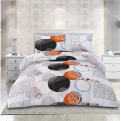 Lenjerie de pat microfibra KS, Orange