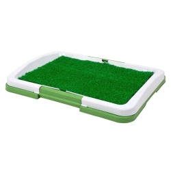 Litiera Inteligenta cu iarba artificiala pentru caini si catei de talie mica, 47 x 34cm - Img 3