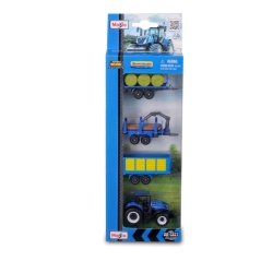 MAISTO SET 4 UTILIAJE AGRICOLE NEW HOLLAND - Img 1