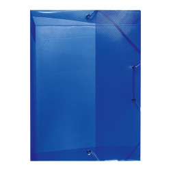 Mapa a4 pp 40mm cu elastic albastra