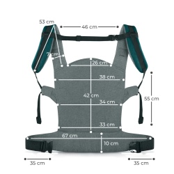 MARSUPIU ERGONOMIC KINDERKRAFT MILO, NATURE VIBES - Img 6