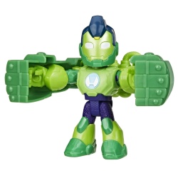 MARVEL IRON MAN SI PRIETENII SAI UIMITORI FIGURINA IRON HULK 7.6CM - Img 6