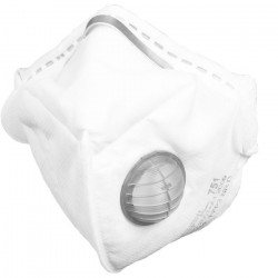 Masca de protectie faciala FFP3 Refil 751 cu supapa, pliabila - Img 2