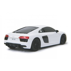 MASINA CU TELECOMANDA AUDI R8 ALB CU SCARA 1 LA 24 - Img 6