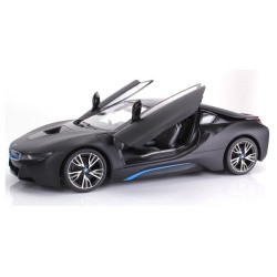 MASINA CU TELECOMANDA BMW I8 NEGRU SCARA 1 LA 14 - Img 3