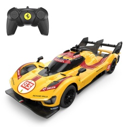 MASINA CU TELECOMANDA FERRARI 499P N83 GALBEN SCARA 1 LA 24 - Img 2