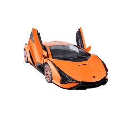 MASINA CU TELECOMANDA LAMBORGHINI SIAN PORTOCALIU CU SCARA 1 LA 14 - Img 6