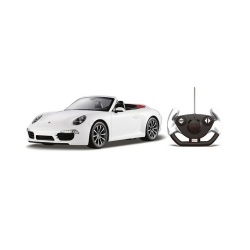 MASINA CU TELECOMANDA PORSCHE CARRERA S ALB CU SCARA 1 LA 12
