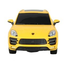 MASINA CU TELECOMANDA PORSCHE MACAN TURBO GALBEN CU SCARA 1 LA 24 - Img 4