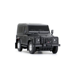 MASINUTA METALICA CONVERTIBILA LAND ROVER DEFENDER NEGRU CU SCARA 1 LA 32 - Img 3
