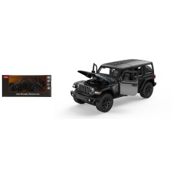 MASINUTA METALICA JEEP WRANGLER RUBICON 4XE NEGRU SCARA 1 LA 24 - Img 5