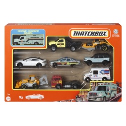 MATCHBOX SET 9 MASINUTE INTERNATIONAL AMBULANCE